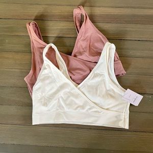 Two Auden Nursing Bras Size Large NWT